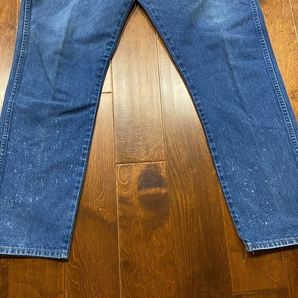 Wrangler Vintage Western Classic Straight USA Denim Blue Jeans Men's 44 x 32 - Picture 6 of 10